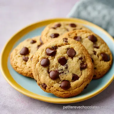 Cookies P&eacute;pites Chocolat Beurre Noisette Fiche recette