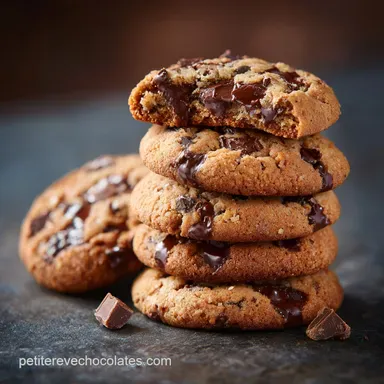 Cookies aux P&eacute;pites de Chocolat Le secret du cookie super moelleux