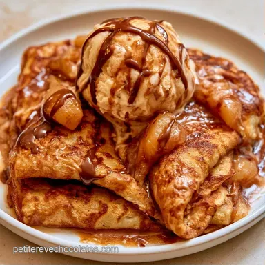 Cr&ecirc;pes Belle H&eacute;l&egrave;ne pour 6 Personnes Fiche recette