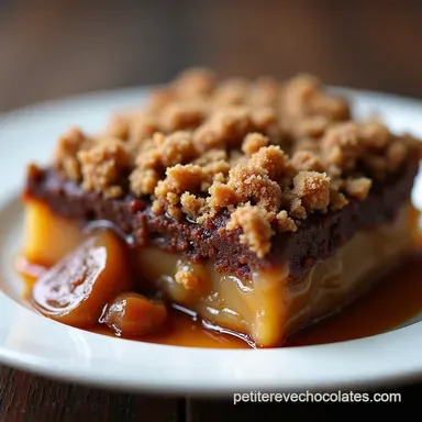 Le Meilleur Crumble Chocolat Poire Facile Croustillant et R&eacute;confortant