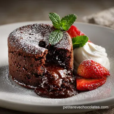 Dessert au Chocolat Le Moelleux C&oelig;ur Coulant Recette de P&acirc;tissier Fiche recette