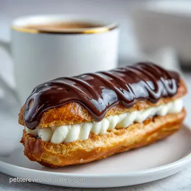 &Eacute;clair au chocolat: Coque A&eacute;rienne en 1h20 Fiche recette