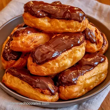 &Eacute;clairs Au Chocolat Et Gla&ccedil;age (3h) Fiche recette