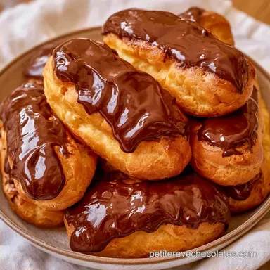 &Eacute;clairs Au Chocolat Et Gla&ccedil;age (3h)