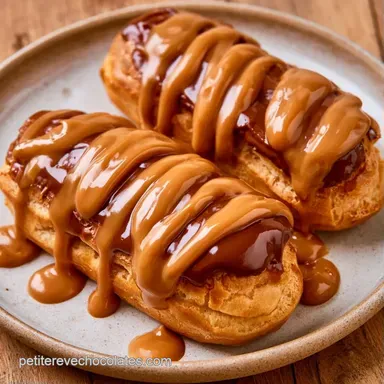 &Eacute;clairs Chocolat Vanille pour 13 Pi&egrave;ces Fiche recette
