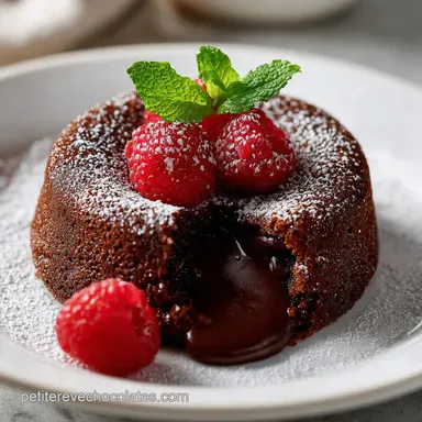 Chocolate Lava Cake: Cuisson 12 Min