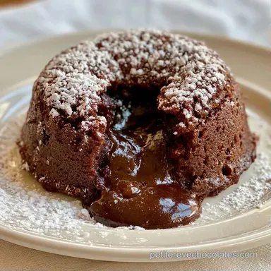 Fondant Au Chocolat: C&oelig;ur Coulant Fiche recette