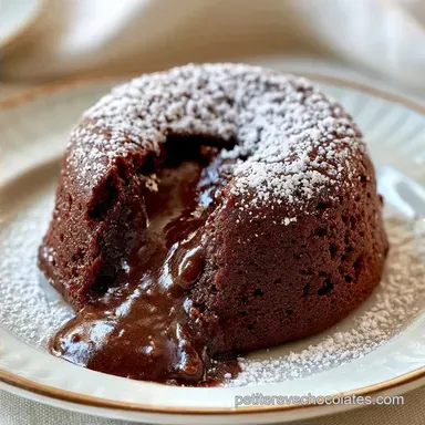 Fondant Au Chocolat: C&oelig;ur Coulant