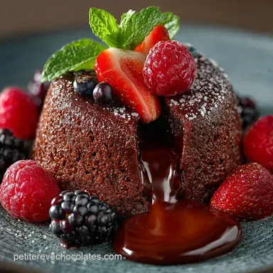 Recette Fondant au Chocolat Le Cœur Coulant Parfait en 30 Minutes Fiche recette