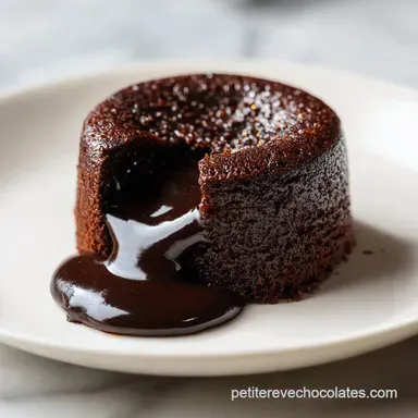 Fondant Au Chocolat: C&oelig;ur Coulant Facile (23 Min) Fiche recette