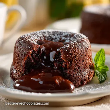 Fondant Chocolat Rapide en 10 Minutes - Recette C&oelig;ur Coulant