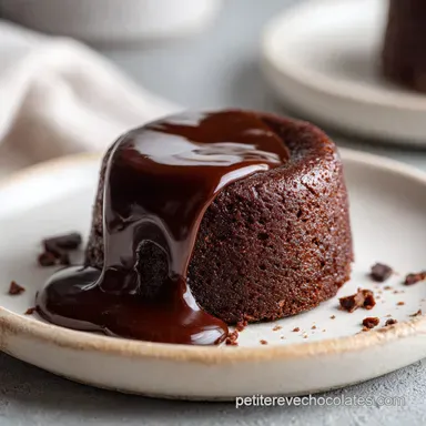 Fondant au Chocolat Sans Beurre pour 6 Portions Fiche recette