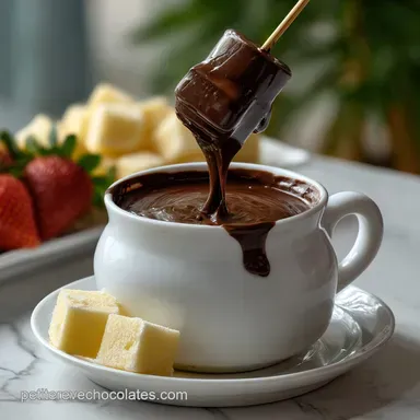 Fondue au Chocolat: Velout&eacute; Profond et Onctueux