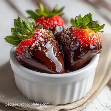 Fraises au Chocolat : M&eacute;thode du Gla&ccedil;age Craquant en 35 Minutes