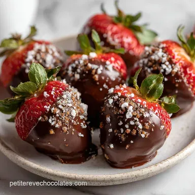 Fraises au Chocolat: Coque Craquante en 50 Min Fiche recette