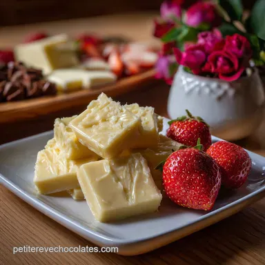 Ganache Chocolat Blanc : Douceur Lact&eacute;e Et Vanille Fiche recette