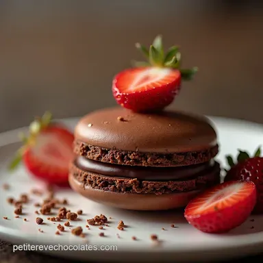 Recette Ganache Macaron Chocolat Noir Riche et Onctueuse