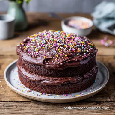 Recette G&acirc;teau Anniversaire Chocolat Moelleux Fiche recette