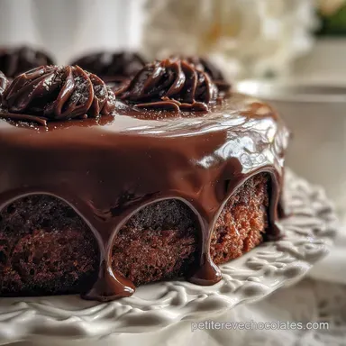 G&acirc;teau Chocolat Croustillant : Texture Craquante