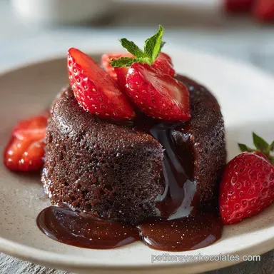 G&acirc;teau au Chocolat et Fraises : Recette en 37 Minutes