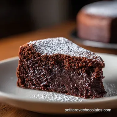G&acirc;teau au Chocolat Sans Beurre pour 8 Personnes Fiche recette