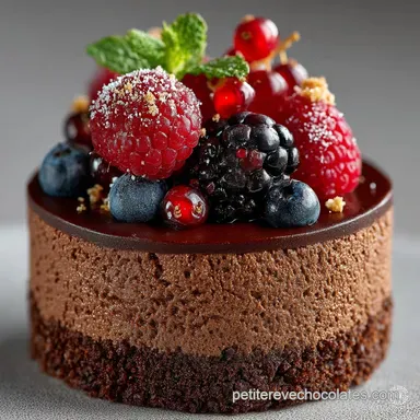 Gâteau Mousse au Chocolat Noir Intense : Recette Facile