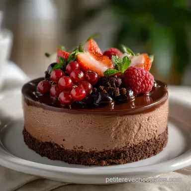 Triple Chocolate Mousse Cake A Decadent: Texture Parfaite Fiche recette