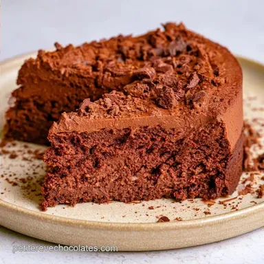 Nuage de chocolat g&acirc;teau mousseline