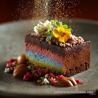 Licorne en chocolat : La recette mystique avec mousse arc-en-ciel Fiche recette