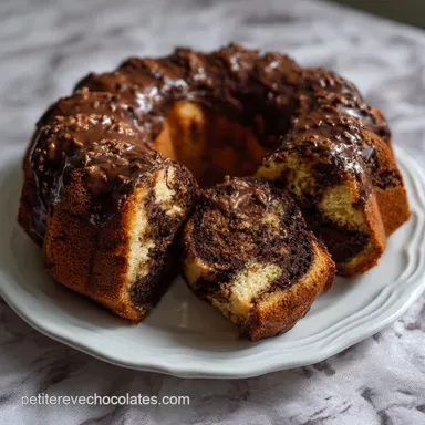 Marbre Chocolat : Mie Velout&eacute;e et Persistante Fiche recette