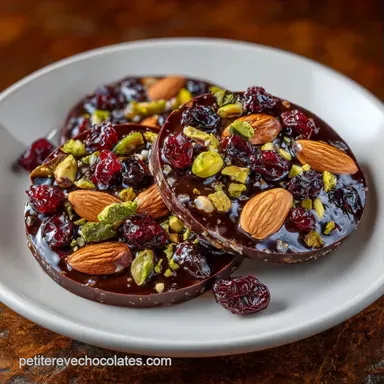 Mendiants Au Chocolat aux Amandes Fiche recette