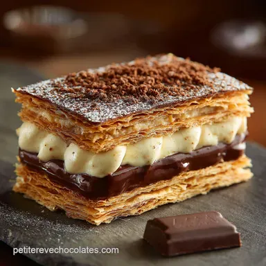 Mille Feuille Classique Recette Maison de la P&acirc;tisserie Fran&ccedil;aise Fiche recette