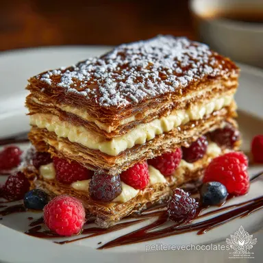 Mille Feuille Classique Recette Maison de la P&acirc;tisserie Fran&ccedil;aise