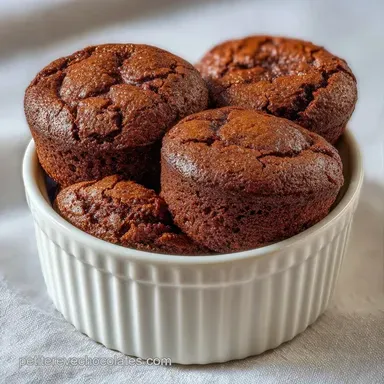 Souffl&eacute; Au Chocolat pour 4 Mini Souffl&eacute;s Fiche recette