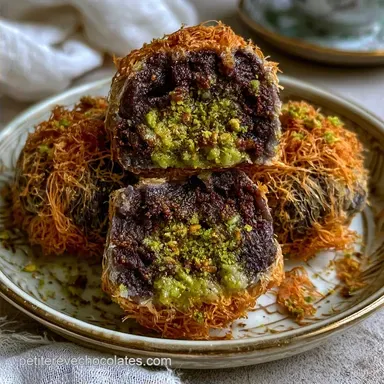 Mochi Chocolat Duba&iuml; au Croustillant
