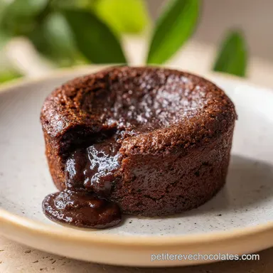 Recette du Moelleux au Chocolat pour 6 Portions Fiche recette