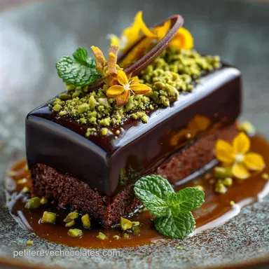 Chocolat El Mordjene : Le Moelleux C&oelig;ur Coula nt Pistache Fleur dOranger Fiche recette