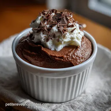 Authentique et Dlicieuse Mousse Au Chocolat : Intense et A&eacute;rienne Fiche recette