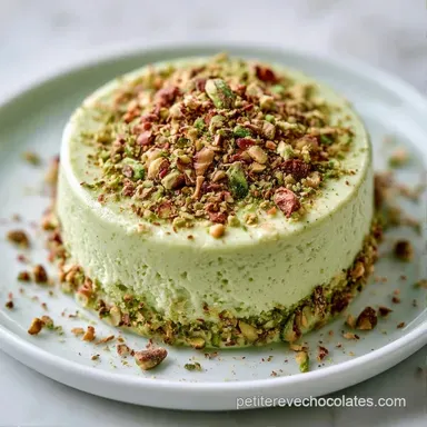 Mousse Chocolat Blanc Pistache A&eacute;rienne Fiche recette