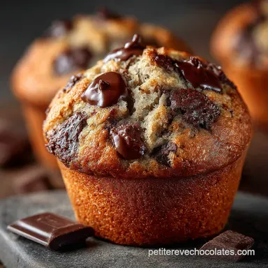 Muffins Banane Chocolat Le Moelleux Absolu et Facile Fiche recette