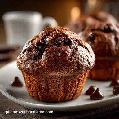 Muffin au chocolat ultramoelleux Recette facile pour un dôme parfait Fiche recette
