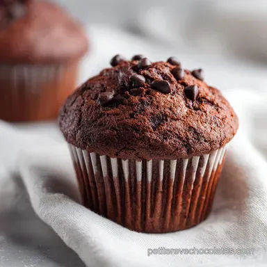 Muffins Au Chocolat Moelleux pour 12 Portions