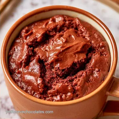 Mug Cake Au Chocolat En Poudre en 3 Min
