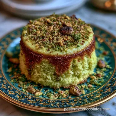 Mug Cake Chocolat Blanc Pistache en 6 Min Fiche recette