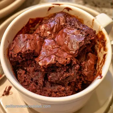 Mug Cake Chocolat MicroOndes en 3 Min Fiche recette