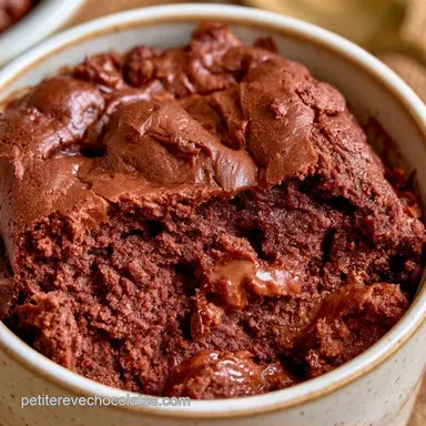Mug Cake Chocolat MicroOndes en 3 Min
