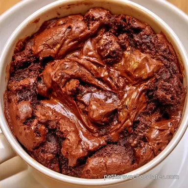 Mug Cake Chocolat Moelleux en 5 Minutes