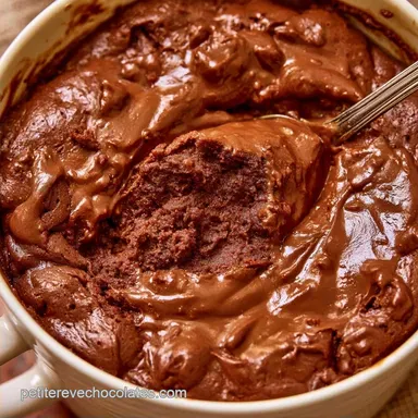 Mug Cake Chocolat Sans Lait en 5 Minutes