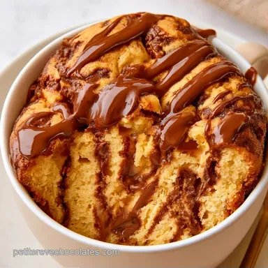 Mug Cake Chocolat Vanille en 4 Minutes Fiche recette