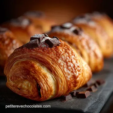 Pain au Chocolat Maison Technique pro pour un feuilletage parfait Fiche recette
